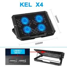 Laptop Cooler pad/Fan X4